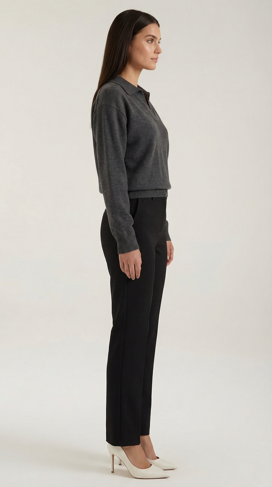 Dolores | Jersey Casual Escote en V Punto Suave