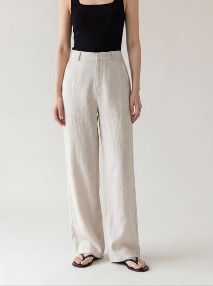 Isabel | Pantalón de Tiro Alto Recto