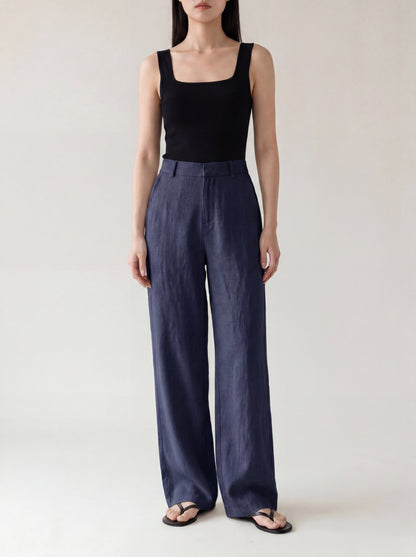 Isabel | Pantalón de Tiro Alto Recto