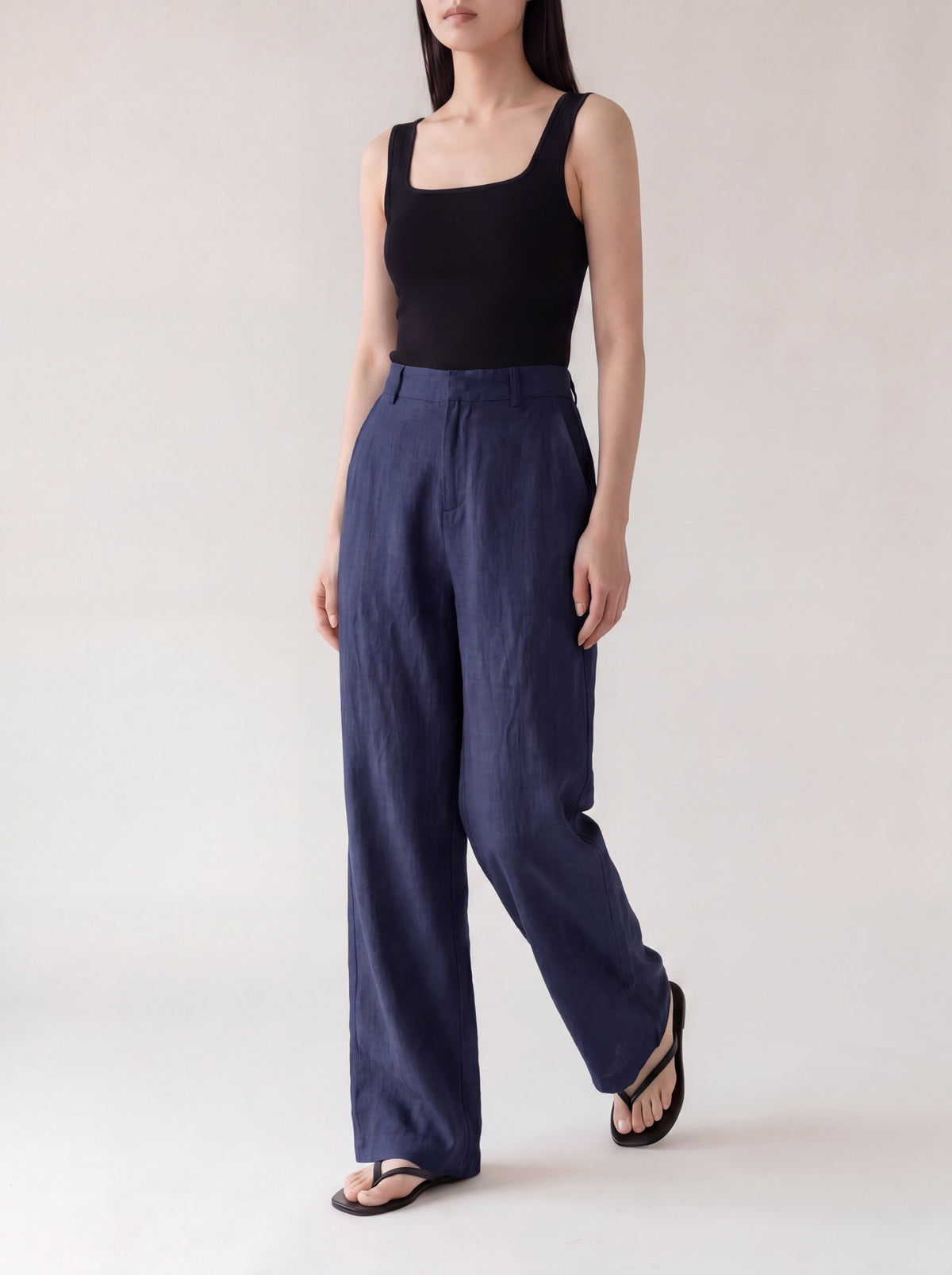 Isabel | Pantalón de Tiro Alto Recto