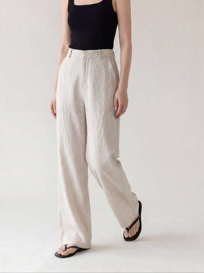 Isabel | Pantalón de Tiro Alto Recto