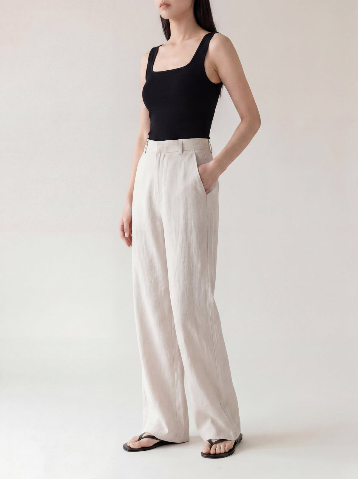 Isabel | Pantalón de Tiro Alto Recto
