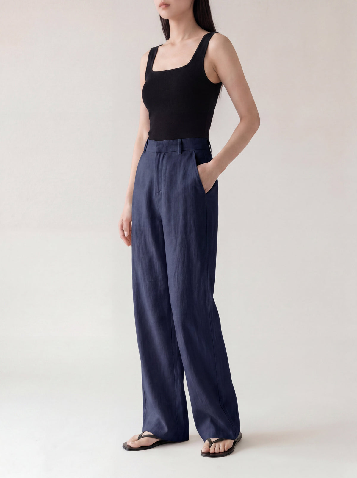 Isabel | Pantalón de Tiro Alto Recto