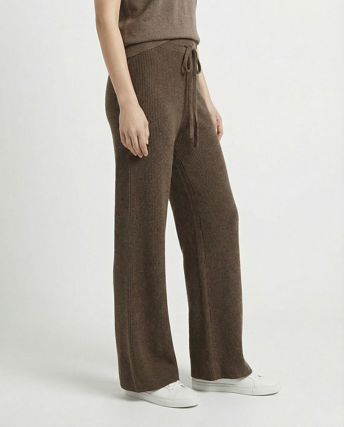 Sofía | Pantalón de Punto de Pierna Ancha