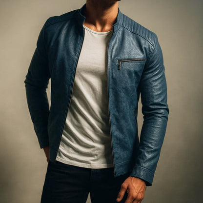 Mario™ | Chaqueta de Cuero Sintético para Hombre