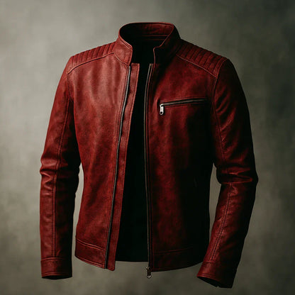 Mario™ | Chaqueta de Cuero Sintético para Hombre