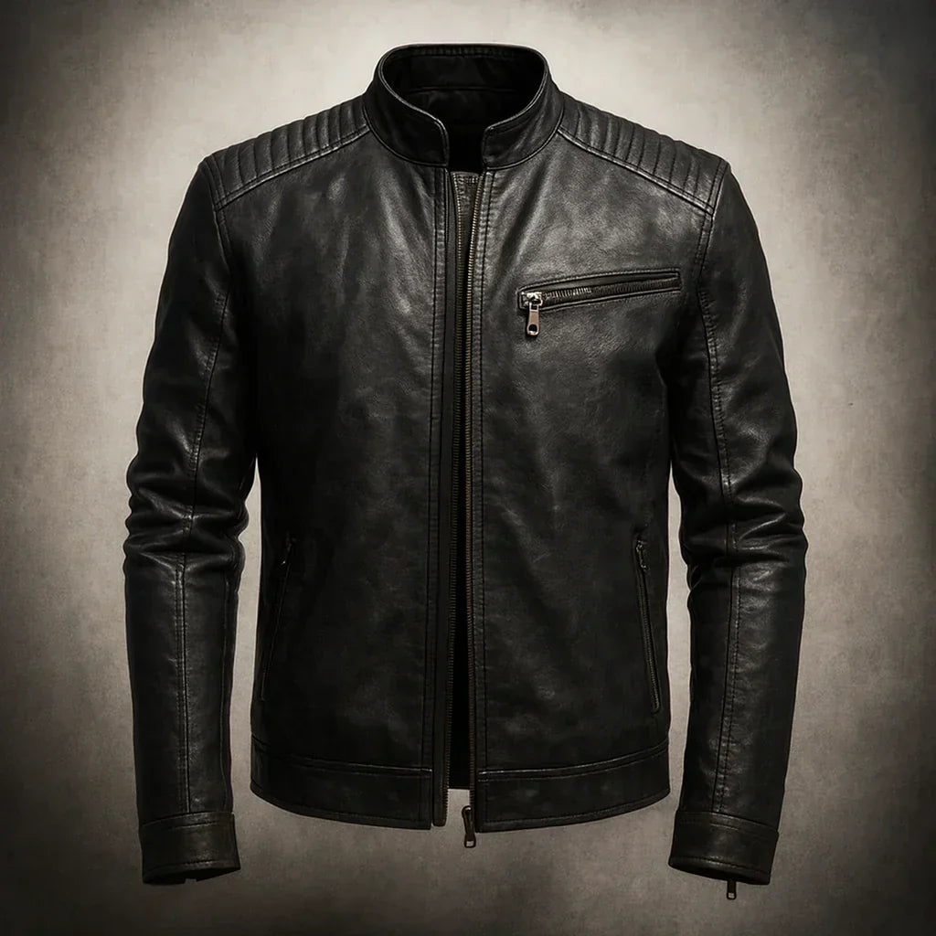 Mario™ | Chaqueta de Cuero Sintético para Hombre