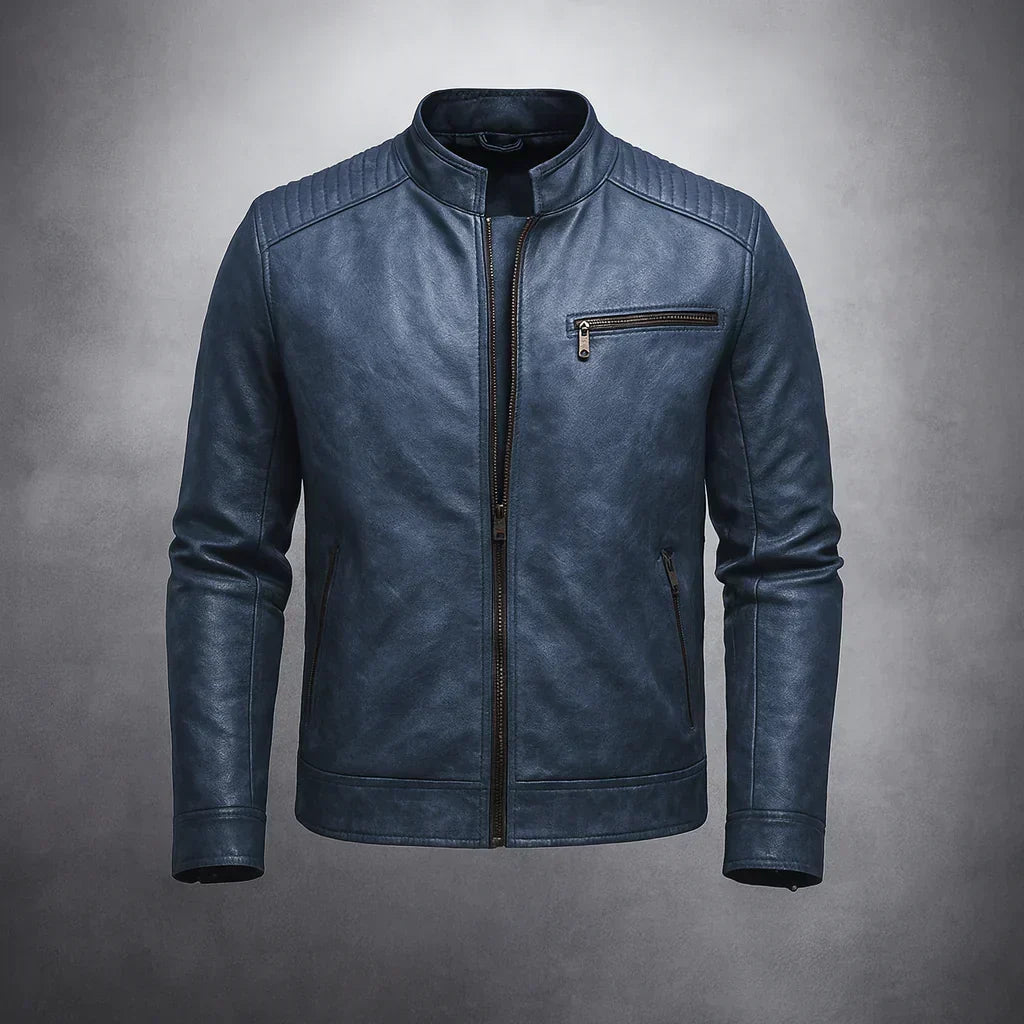 Mario™ | Chaqueta de Cuero Sintético para Hombre