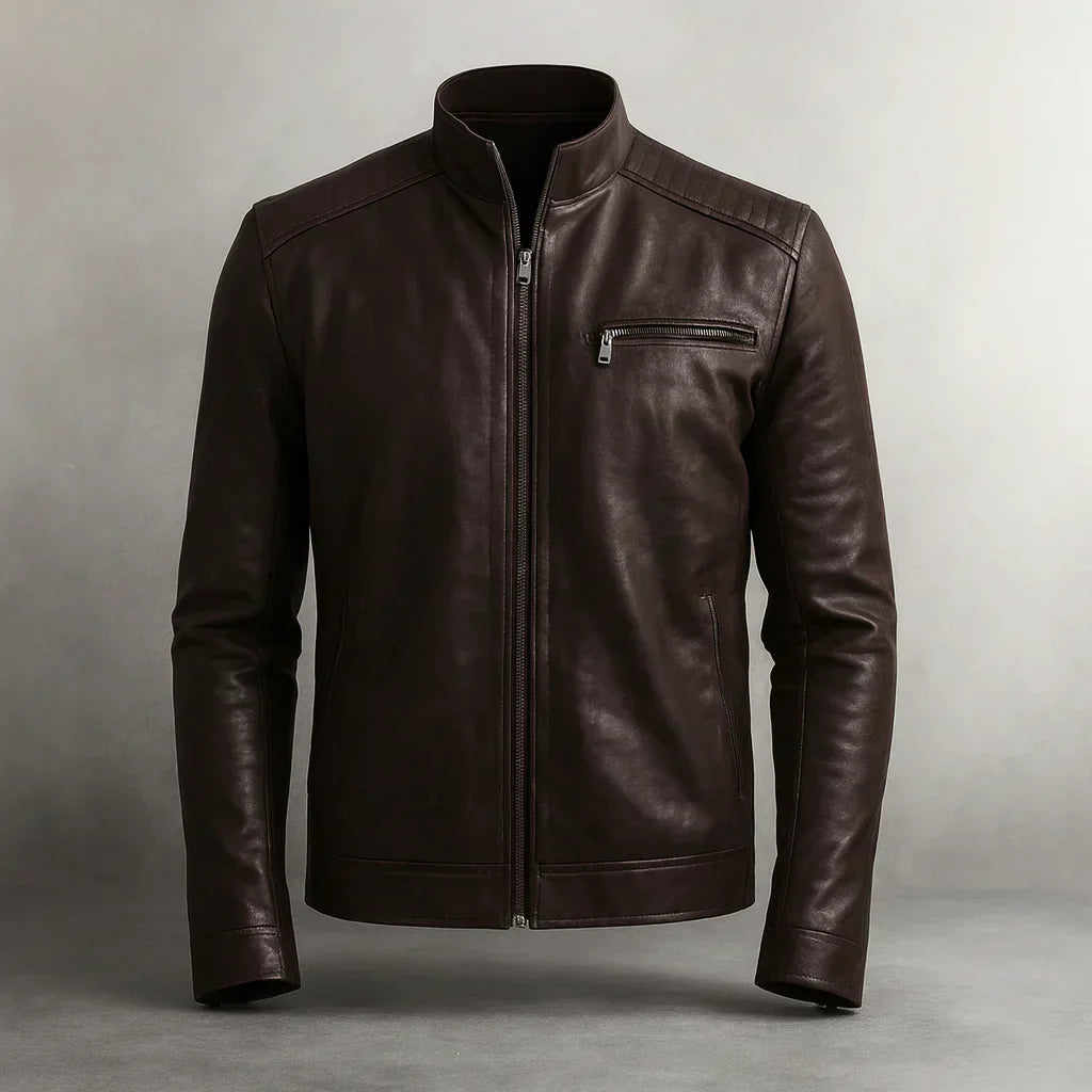 Mario™ | Chaqueta de Cuero Sintético para Hombre