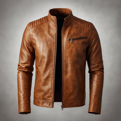Mario™ | Chaqueta de Cuero Sintético para Hombre