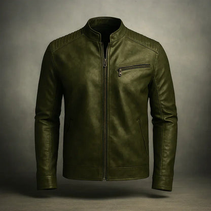 Mario™ | Chaqueta de Cuero Sintético para Hombre