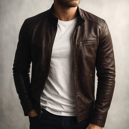 Mario™ | Chaqueta de Cuero Sintético para Hombre