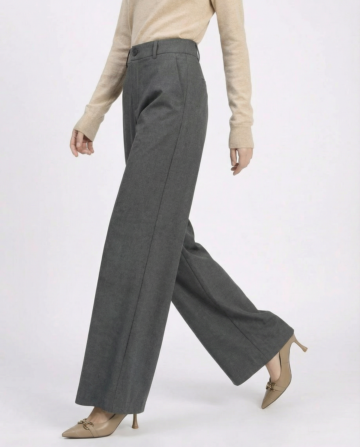 Verónica | Pantalón de Traje de Cintura Alta
