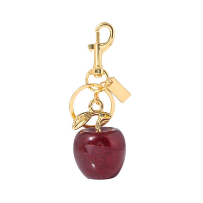 Adriana | Charm manzana dorada con brillantes