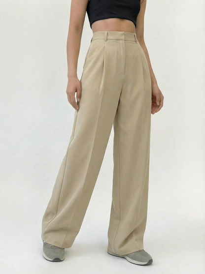 Sandra | Pantalón de Pierna Recta Relajada