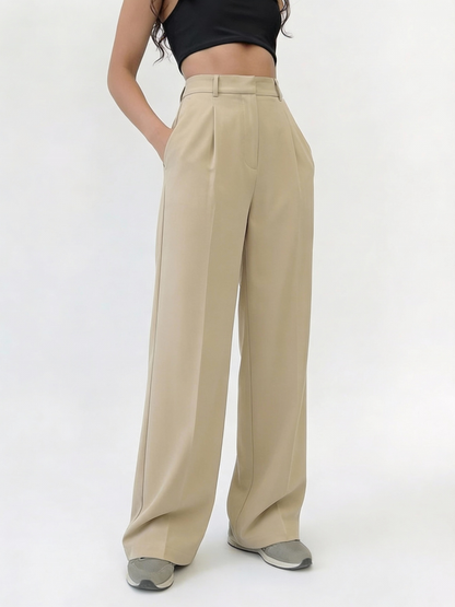 Sandra | Pantalón de Pierna Recta Relajada