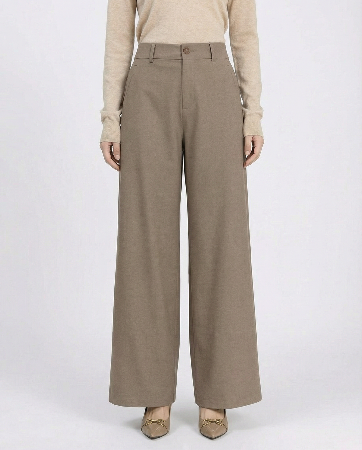 Verónica | Pantalón de Traje de Cintura Alta
