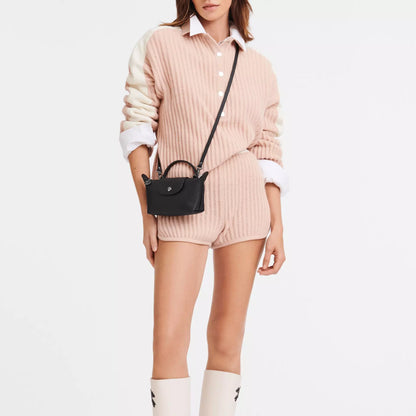 Pilar | Mini bolso de piel rosa