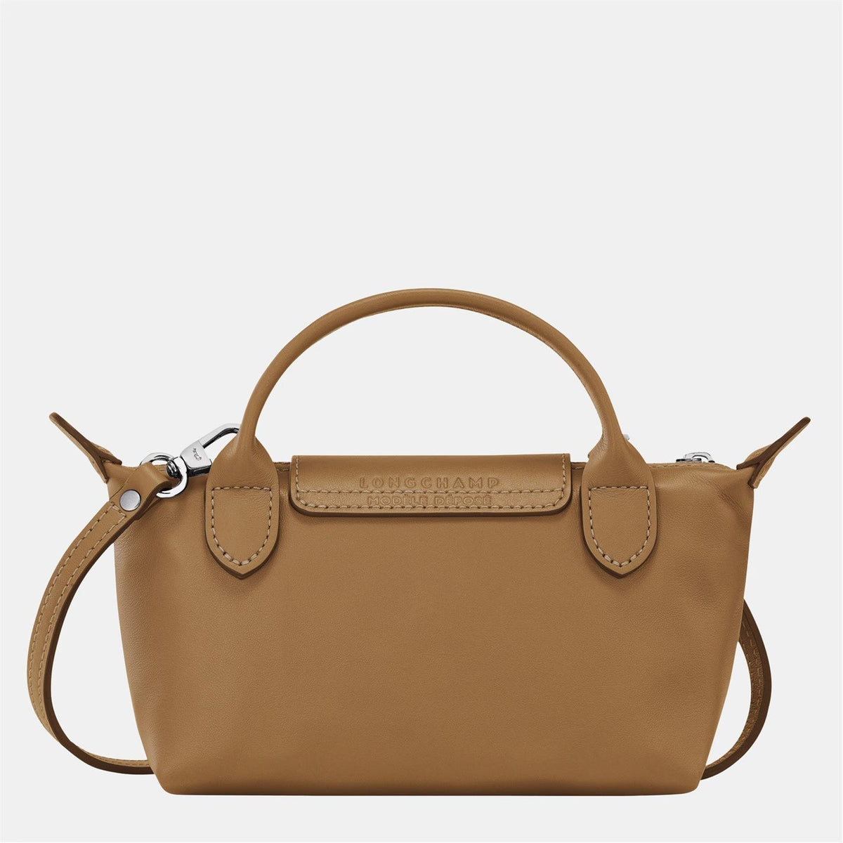 Lucía | Mini bolso de piel marrón