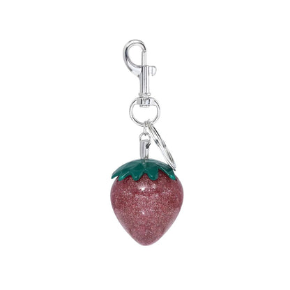 Claudia | Charm fresa plateada de acero