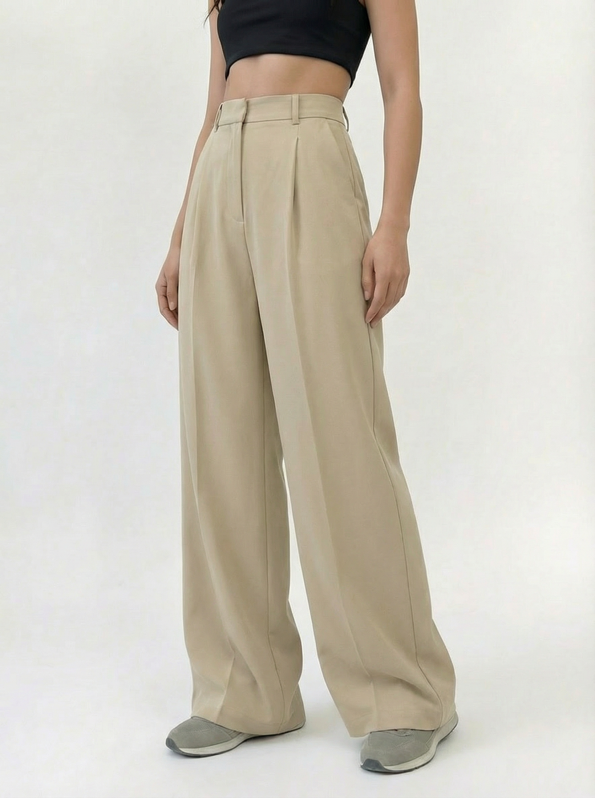 Sandra | Pantalón de Pierna Recta Relajada