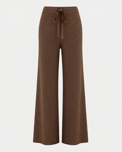 Sofía | Pantalón de Punto de Pierna Ancha