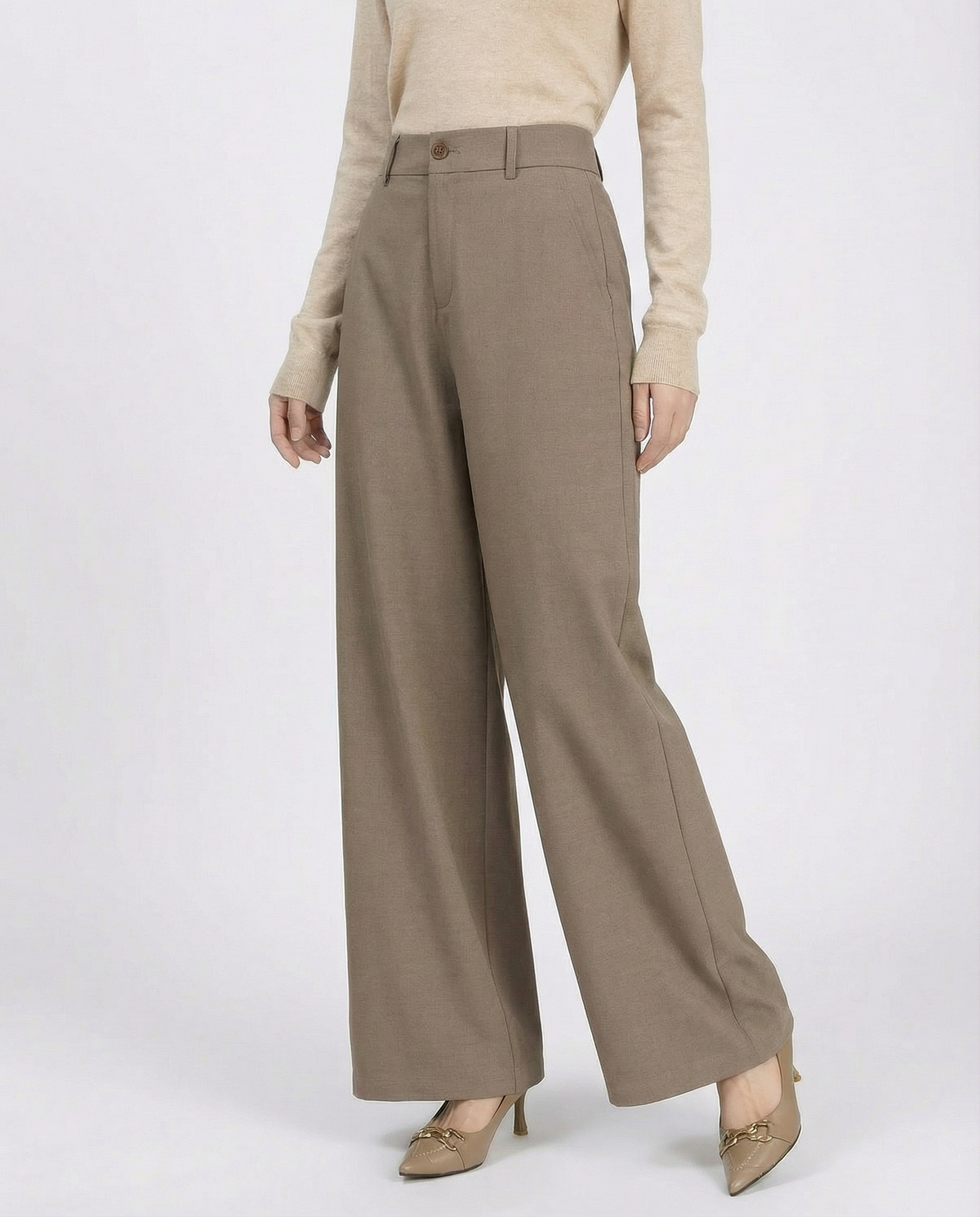 Verónica | Pantalón de Traje de Cintura Alta
