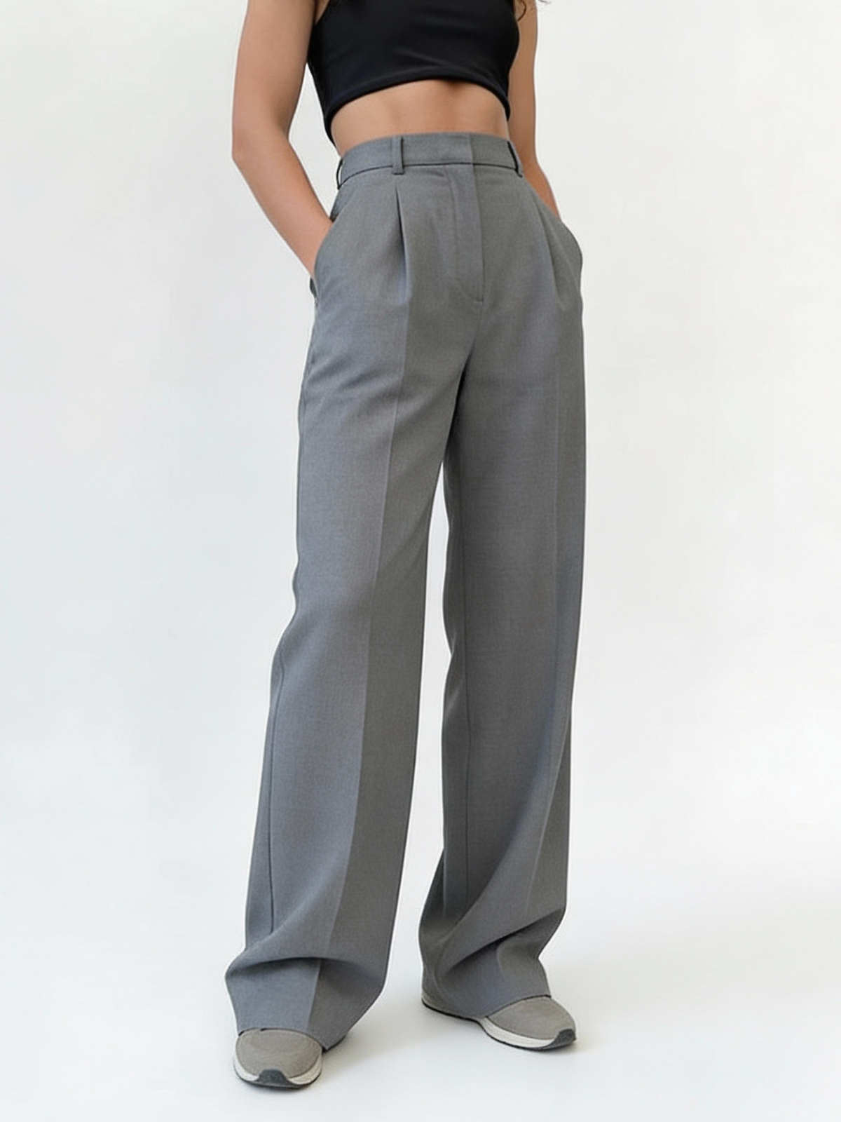 Sandra | Pantalón de Pierna Recta Relajada