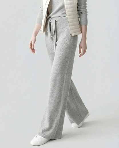 Sofía | Pantalón de Punto de Pierna Ancha