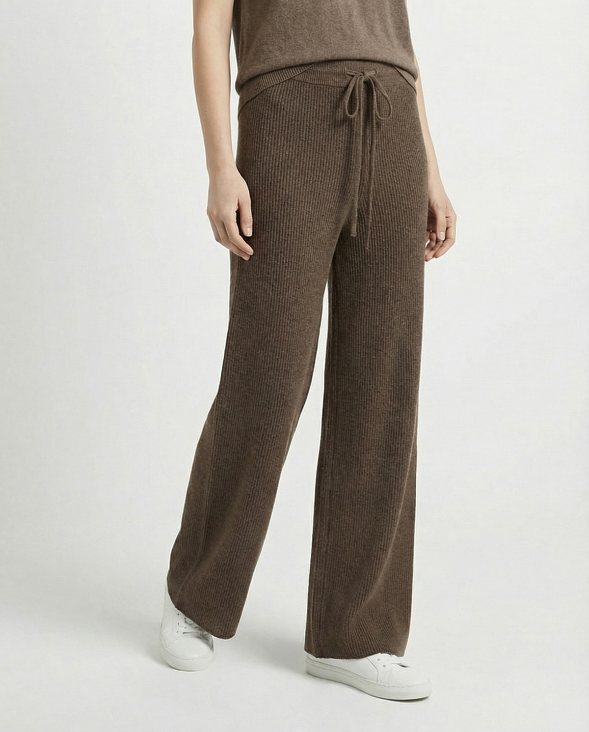 Sofía | Pantalón de Punto de Pierna Ancha