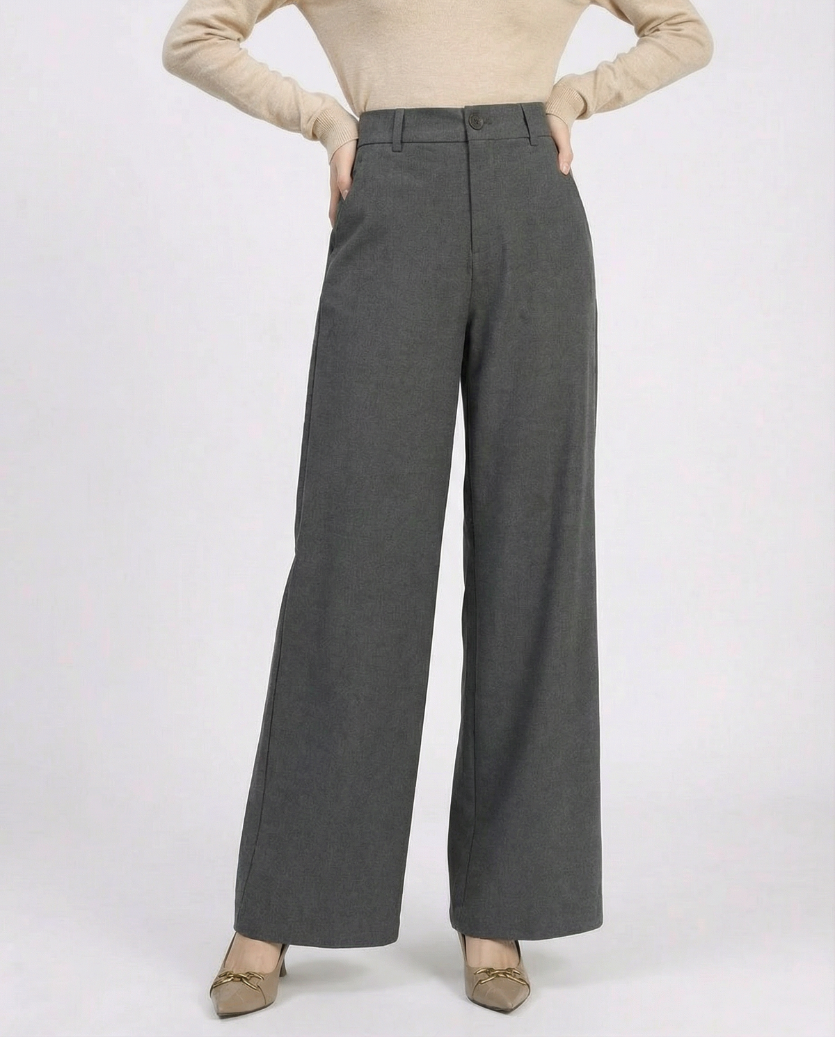 Verónica | Pantalón de Traje de Cintura Alta