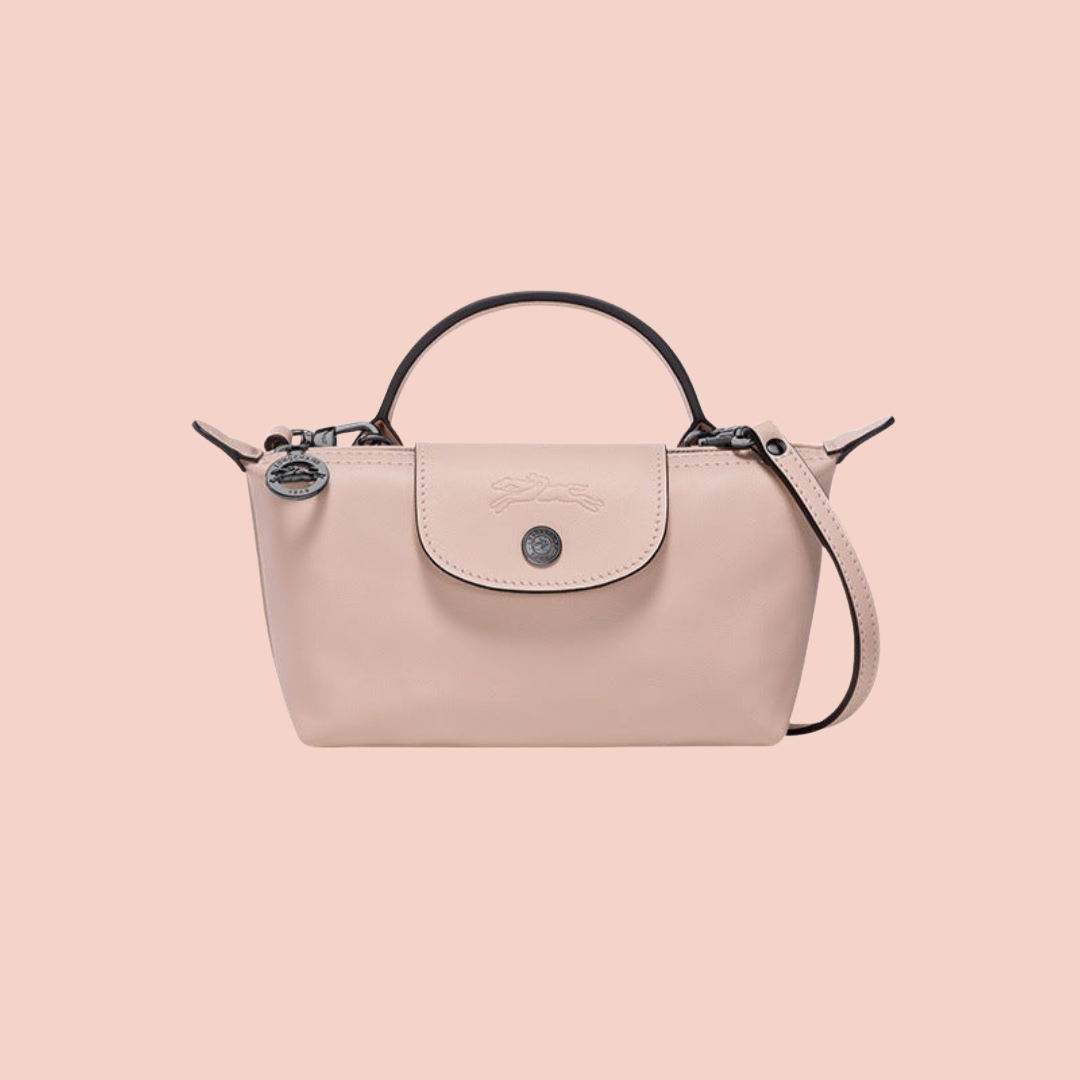 Pilar | Mini bolso de piel rosa