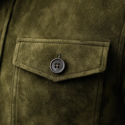 Lorenzo™ | Chaqueta de Ante Clásica para Hombre