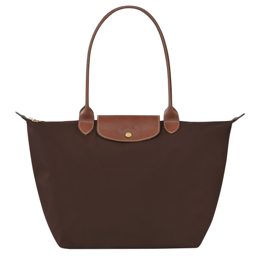 Remedios | Bolso tote grande marrón oscuro