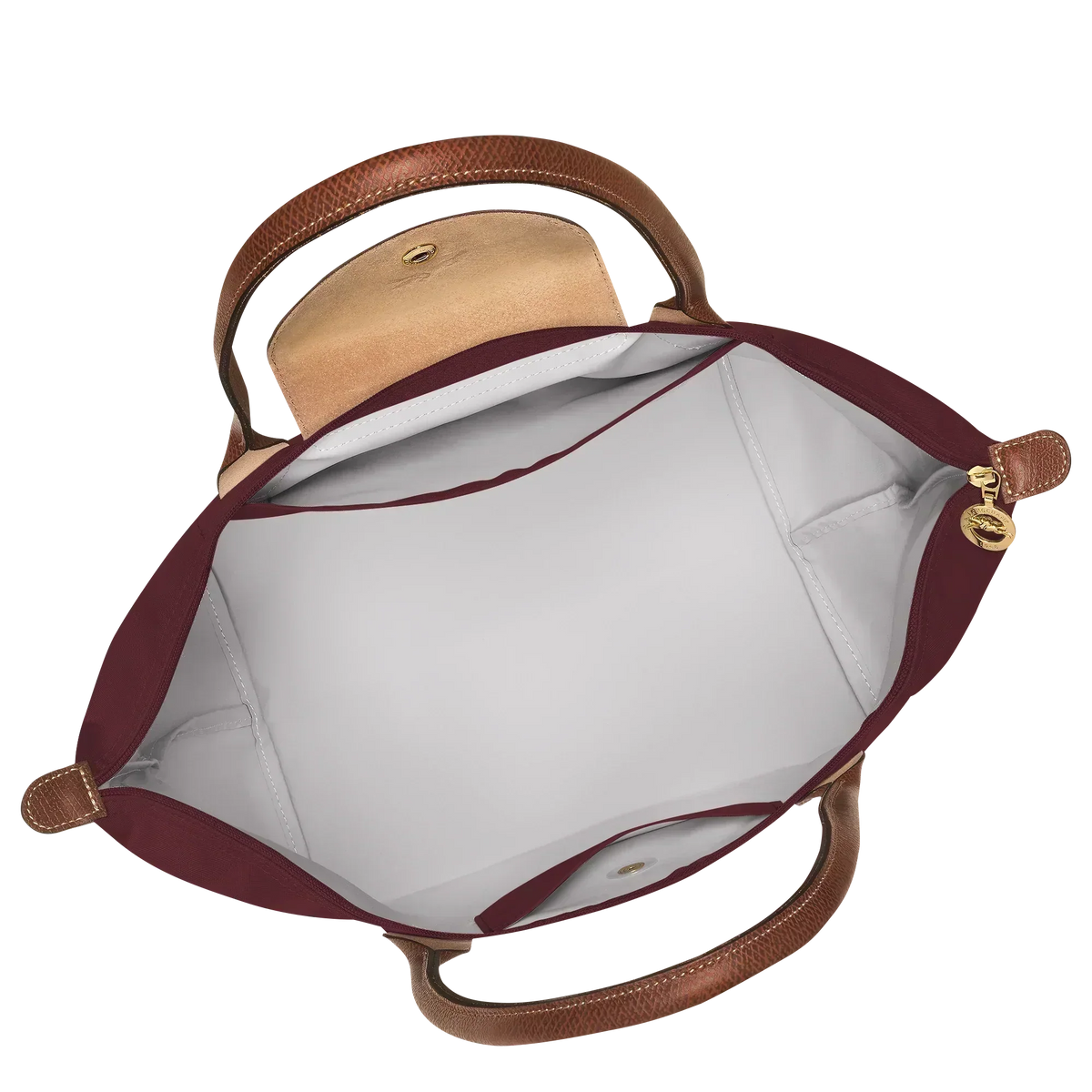 Natalia | Bolso tote grande burdeos