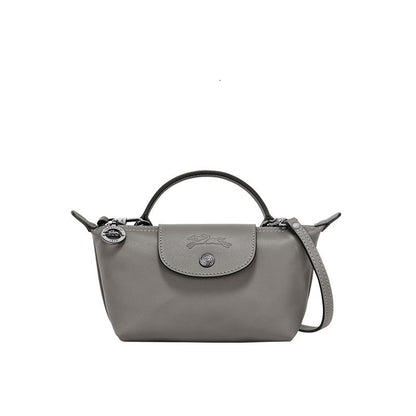 Elvira | Mini bolso de piel gris