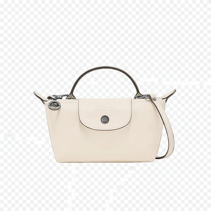 Virtudes | Mini bolso de piel blanco