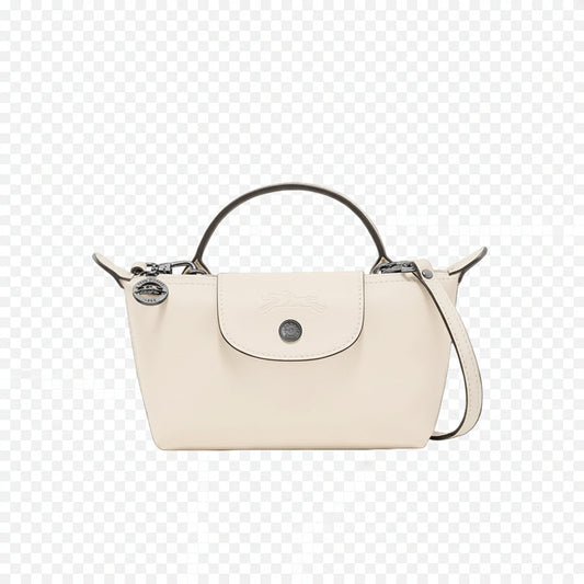 Virtudes | Mini bolso de piel blanco