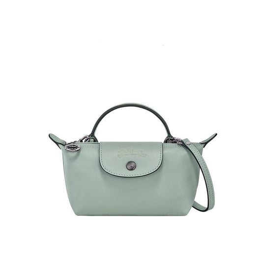 Graciela | Mini bolso de piel azul claro