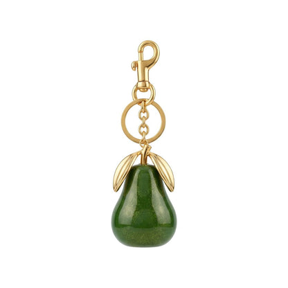 Blanca | Charm pera dorada artesanal