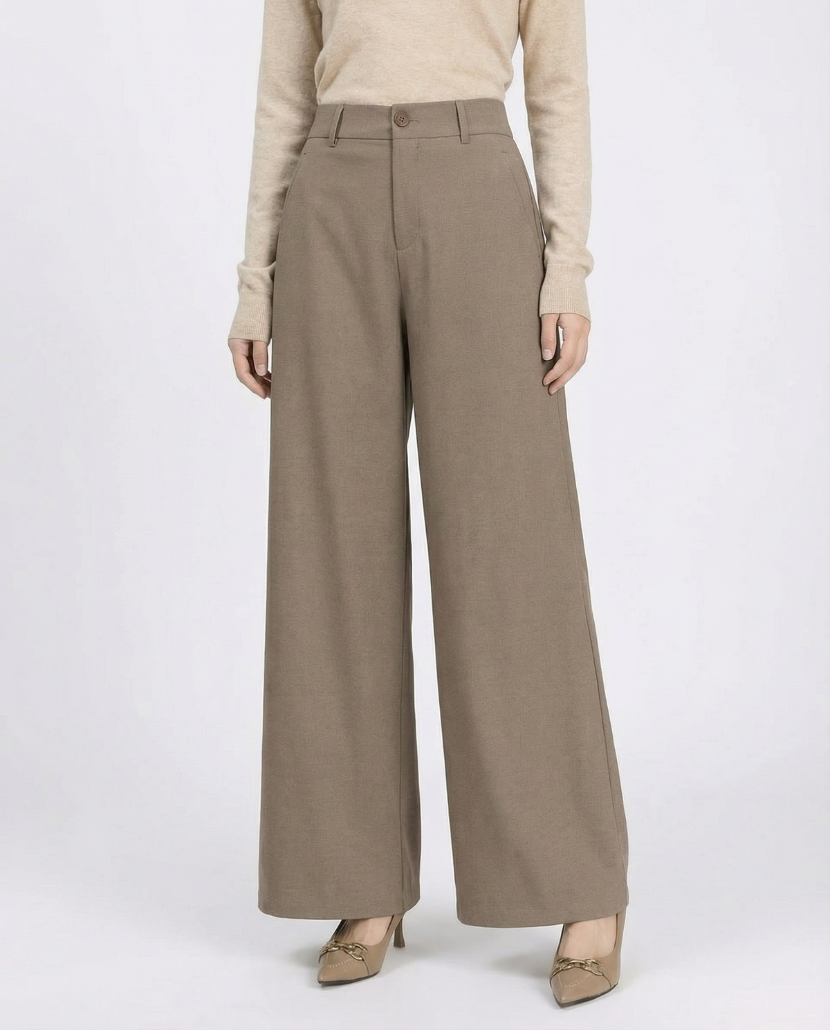 Verónica | Pantalón de Traje de Cintura Alta