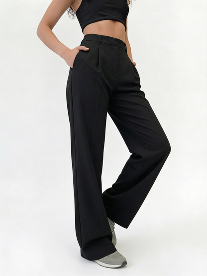 Sandra | Pantalón de Pierna Recta Relajada