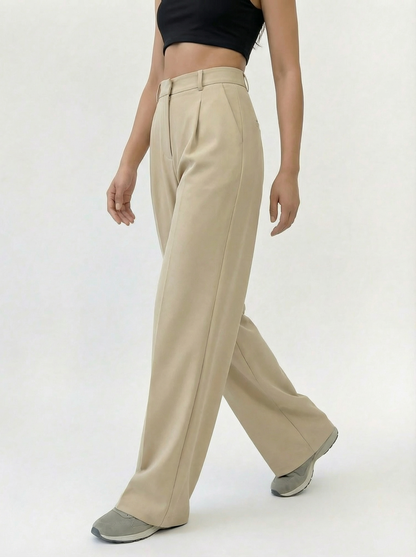 Sandra | Pantalón de Pierna Recta Relajada