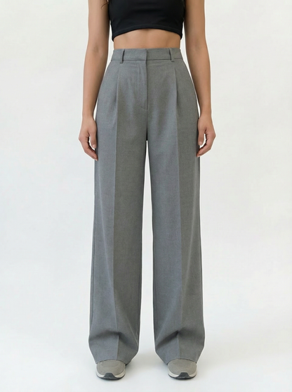 Sandra | Pantalón de Pierna Recta Relajada