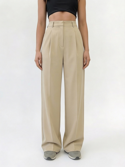 Sandra | Pantalón de Pierna Recta Relajada