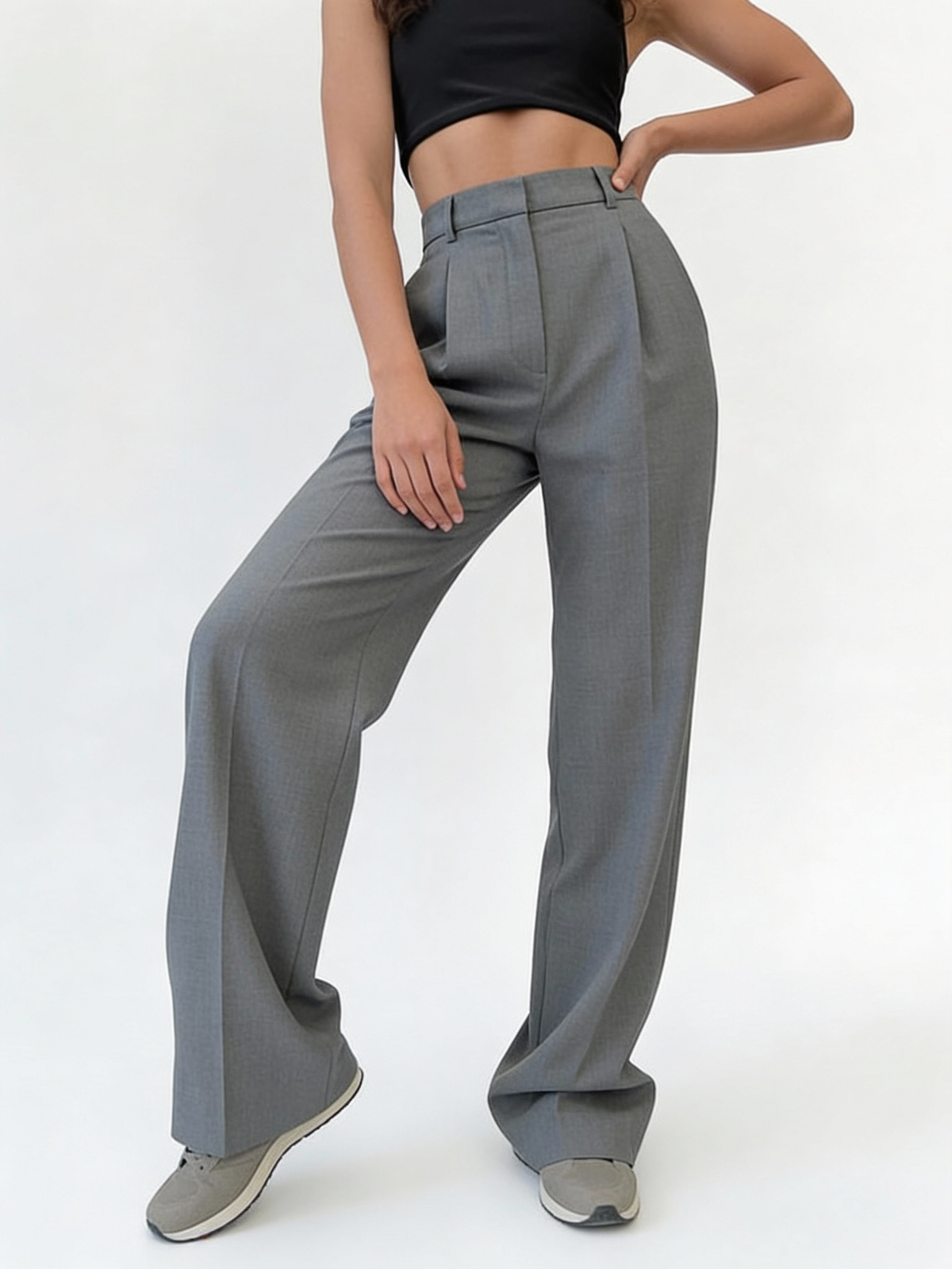 Sandra | Pantalón de Pierna Recta Relajada