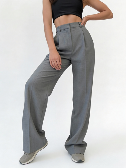 Sandra | Pantalón de Pierna Recta Relajada