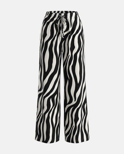 Patricia | Pantalón de Pierna Ancha Estampado Floral