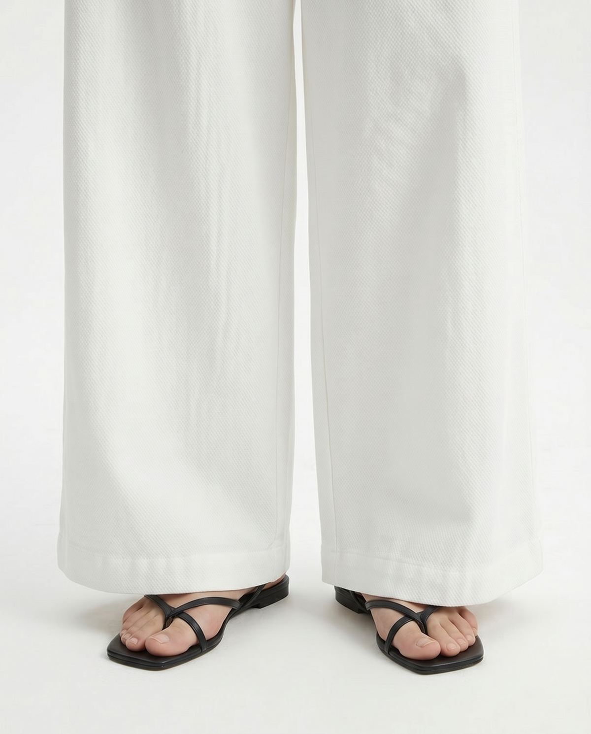 Mónica | Pantalón de Pierna Ancha Tencel y Algodón
