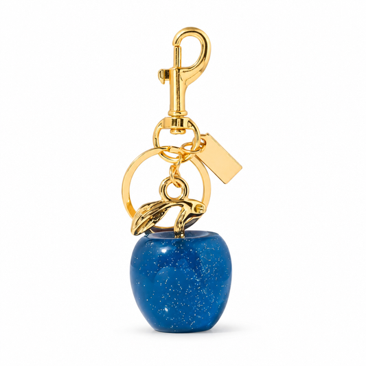 Adriana | Charm manzana dorada con brillantes